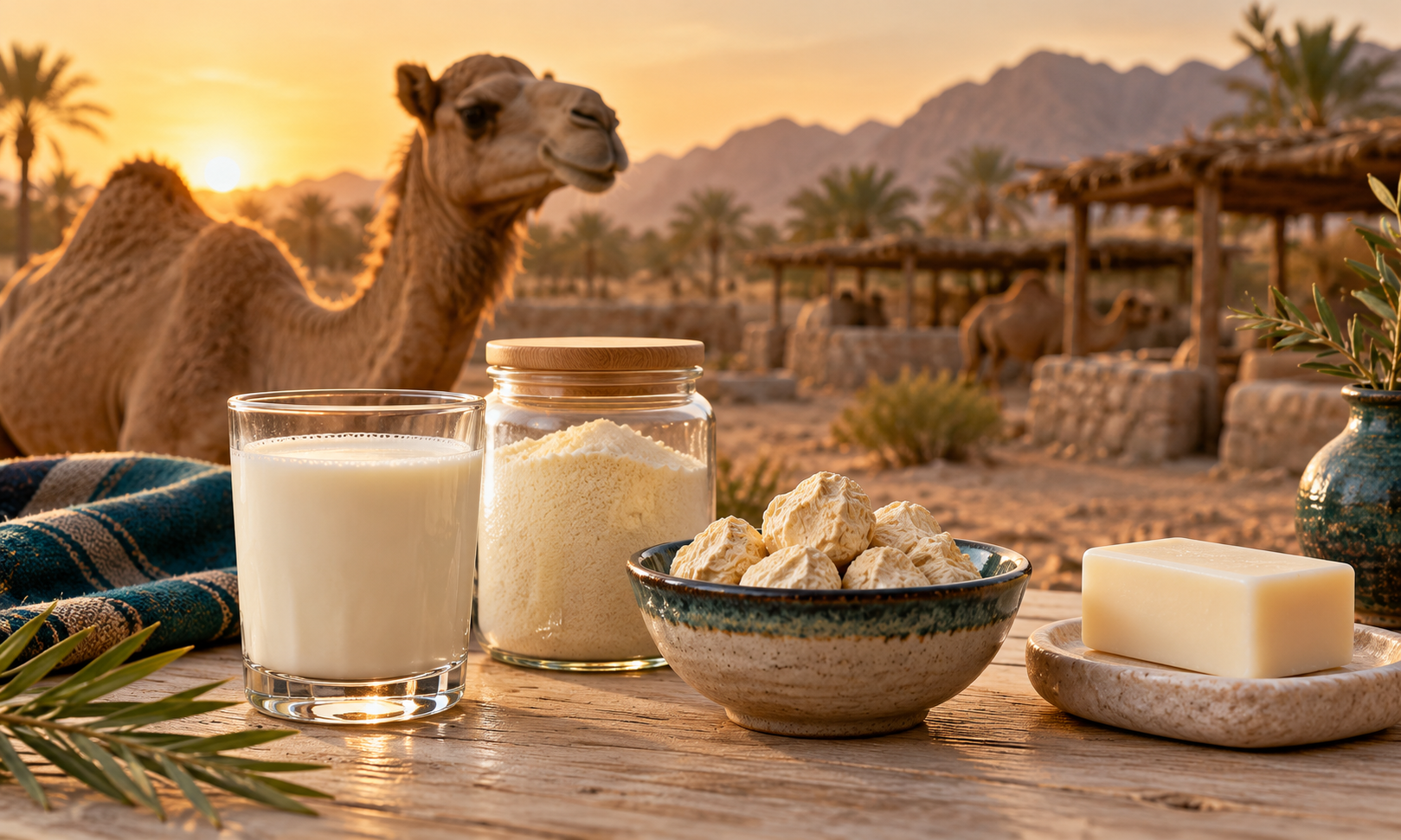 محصولات شتر چیست؟ راهنمای خرید شیر، لبنیات و صابون